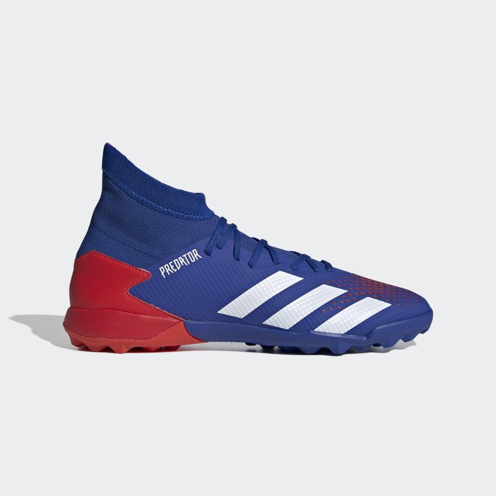Adidasi Fotbal Adidas Predator 20.3 Turf Barbati Romania - Albastru Regal/Albi/Rosii EG0963